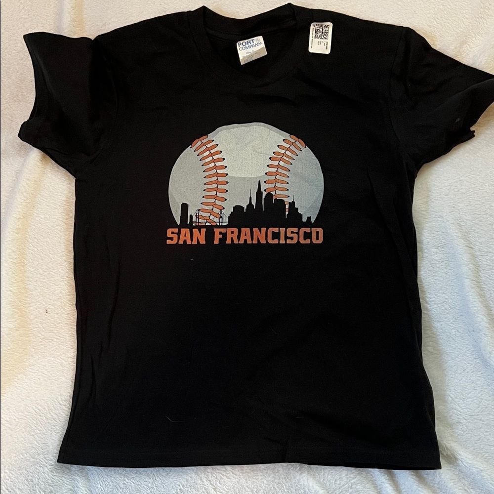 San Francisco Baseball Skyline Kids T-Shirt (Youth S)